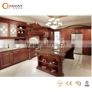 Fashionable Design Contemporary Solid Wood Kitchen Cabinet,antique Kitchen Cabinet thumbnail-1