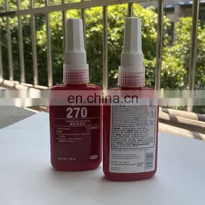 10ml 50ml 250ml Loctiter Anaerobic Glue 270 Red High Strength Anti-loose Screw Glue Oil Resistant Permanent Thread Fastener thumbnail-3