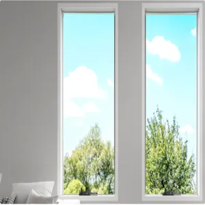 Fixed Window Aluminum Frame Fixed Double Glass Windows Floor To Ceiling thumbnail-1