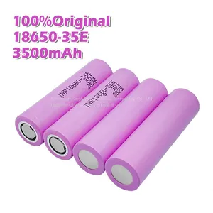 Wholesale SAMSUNG 35E 3500mAh 8A Lithium Battery for Ebike Rechargeable Batteries thumbnail-1