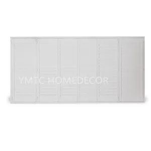 Customized Shapes and Colored Basswood, Paulownia Wood, PVC Shutters Window Coverings thumbnail-3