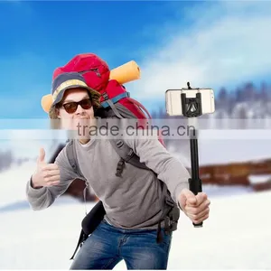 Cell Phone Extendable Selfie Wired Stick Phone Holder Remote Shutter thumbnail-6