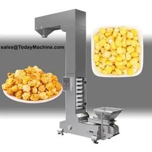 Z Type Bucket Elevator Vertical Conveyor For Granule Coffee Bean Nuts Rice Solid Goods thumbnail-4