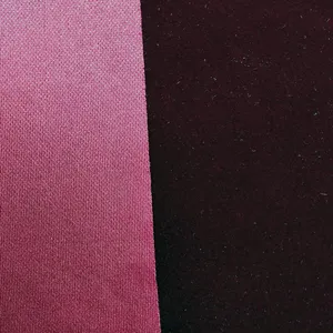 Nylon Flocking Fabrics Weft Knitting Flocked Fabric Velvet Flocking Fabrics Supplier thumbnail-4