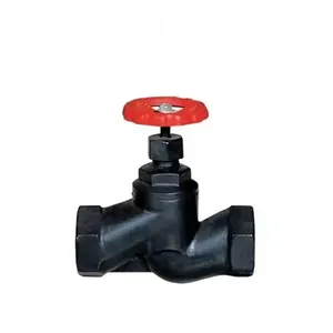 GOST Screw Globe Valve PN10/16 Cast Iron CI Water Tap 20mm GOST Cast Iron Water Tap One Way Globe Valve Female Thread thumbnail-1