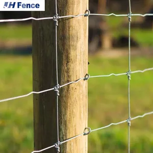 Galvanized Iron Farm Cattle Field Metal Horse/Sheep Fence Mesh for Livestock Grassland Fixed Knot Isolation Steel Wire Mesh thumbnail-5