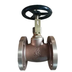 Factory Direct Sales JIS F7346/F7348/F7411/F7413 Marine Straight Flange Type Bronze Globe Valve thumbnail-6