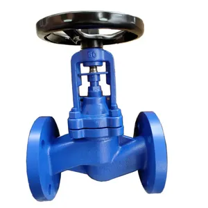 DIN Bellows Globe Valve GGG40 Pn25 End DN25 JL1040 Pn16 Bellows Flange Globe Valve thumbnail-2