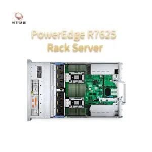 2U Two Socket PowerEdge R7625 Rack Server 4th Gen AMD EPYC™ Processors Up To 8x PCIe Gen5 Slots 12 X 2.5