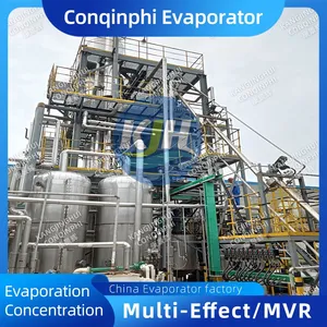 Customized MVR Single/Double/Triple Effect Thin Film Evaporator for Forced Circulation Wastewater Concentration thumbnail-5