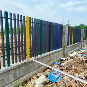 Custom Color Zinc Steel Fence Panels Strong Weather Resistant for Outdoor thumbnail-5