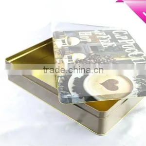 Coffee Tin Box Square Tin Box thumbnail-3