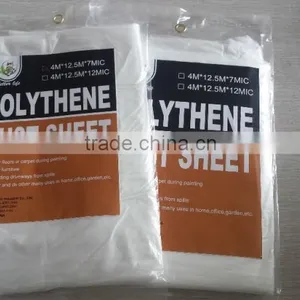 100% Clear Protection of Disposable Drop Cloth thumbnail-3