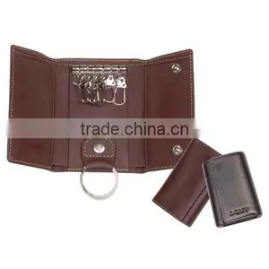 OEM Genuine Leather Key Wallet/leather Key Holder/leather Key Case thumbnail-1