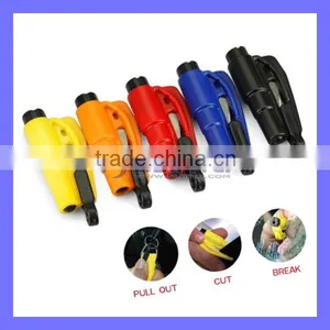 Keyring Seat Belt Cutter Car Window Glass Breaker thumbnail-1