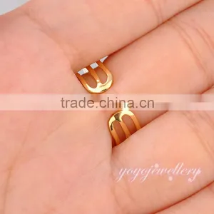 Wholesale Saudi Gold Jewelry Dubai Ladies Finger Gold Ring Design thumbnail-5