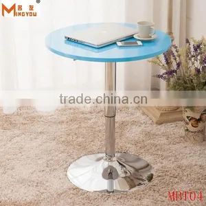 2015 Modern Clorful Chromed High Quality Wood Top Night Club Bar Table thumbnail-1
