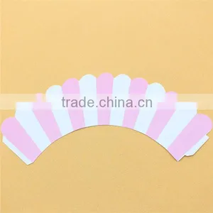 Colorful Red Striped Cupcake Wrappers Wedding Supplies Cake Decoration thumbnail-5