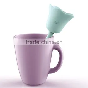 Home Useful Blue USB Mini Lovely Tulip Humidifier Ultrasonic Sterilize Car Air Freshener for Home thumbnail-2