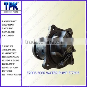 E320B E320C Excavator S6K S6KT Water Pump 34345-00010 5I7693 ME517693 34345-10010 Quality Choice thumbnail-1