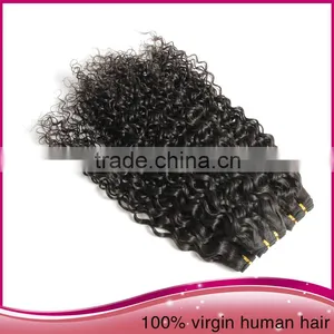 Aliexpress2015 Wholesale Price Kinky Curly Brazilian Virgin Hair Weaving thumbnail-3