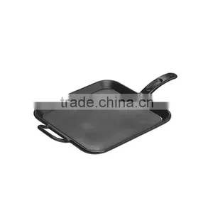 Cast Iron Cookware Square Grill/griddle Pan/ Roasting Pan thumbnail-2