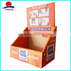 High Quality Cardboard Counter Top Orange Display Boxes thumbnail-2