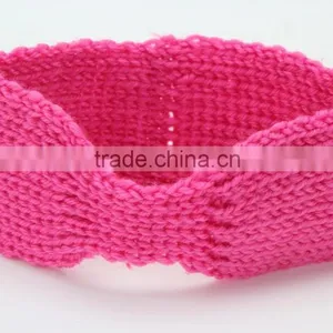 Hot-sales Baby Crochet Headband Headwraps Children Knitted Headbands for Hair Accessories Kids Headwear thumbnail-2