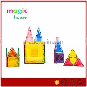 Toys Educational Plastic Magnetic Building Blocks 120 Pcs Magnetic Connect Set thumbnail-1