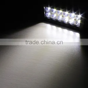 36W 7.5 Inch Double Row Amber Led Offroad Light Bar With Stroboflash thumbnail-5