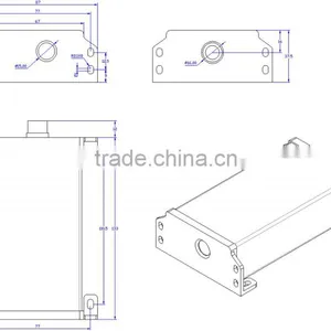 Waterproof Mini Laser Distance Meter With RS232/485 Serial Port thumbnail-3