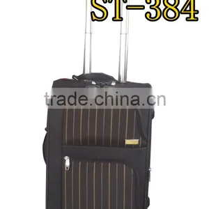 600D Twill Single Ton 2 Tone Polyester Aluminium Trolley Two Wheels Coffee Trolley Case thumbnail-1
