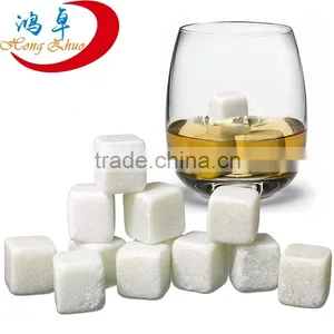 Soapstone Marble Whiskey Stones/ Ice Cube Whisky Rock thumbnail-1