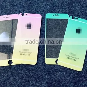 2016 New Front&back Shimmering Powder Gradient Ramp Screen Protector for IPhone 6s China Supplier thumbnail-5