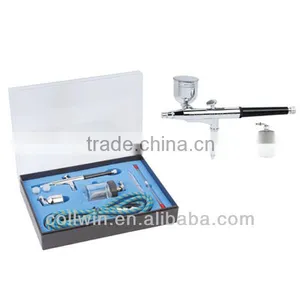 Double Action Airbrush 134K Airbrush Kit With Air Hose thumbnail-1