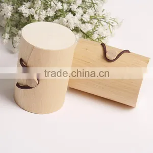 Finished Lightweight Round Wood Box thumbnail-4