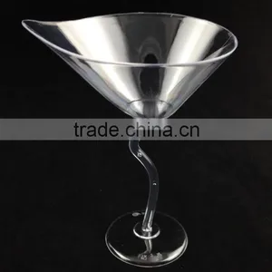Disposable PS Plastic Champagne Glass Cheap Clear Cup thumbnail-1