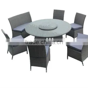 Granco KAL060 Outdoor Rattan Round Table thumbnail-1