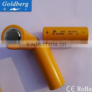 Wholesale Genuine MNKE IMR 26650 3500mAh 3.7V High Drain LiMn Battery MNKE 26650 Battery Orange Color for 26650 Mod thumbnail-2
