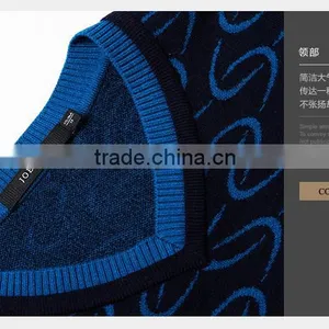 2016 New Design v -neck Patterned Fashion Man Sweater Geometrical Design Trendy thumbnail-4