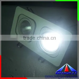Square Double-headed 10W COB LED Downlight thumbnail-1