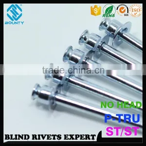 HIGH QUALITY DOUBLE CSK COUNTERSUNK STEEL POP PULL THRU BLIND RIVETS FOR ELECTRONIC COMPONENTS thumbnail-4