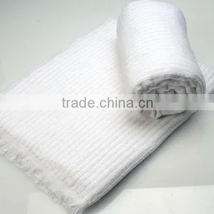 White 100% Cotton Ihram Towel thumbnail-2