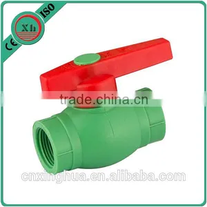 2016 Hot Sell DN 20-63 mm PPR Ball Valve With Brass thumbnail-1