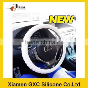 13 Inch Silicone Car Steering Wheel Cover thumbnail-1