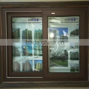 Wood Color Frame Cheap House Sliding Windows for Sale thumbnail-6