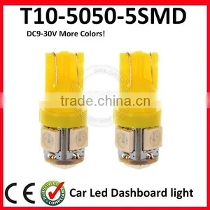 High Quality Cheap Supplier 5050 Led Car Side Wedge Light LampT10 5smd W5w Led thumbnail-4