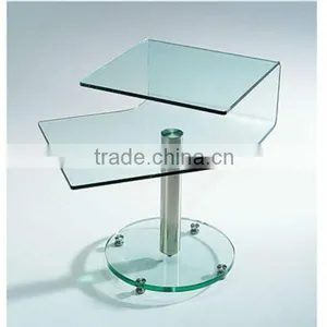 Tempered Clear Glass Coffee Table thumbnail-1