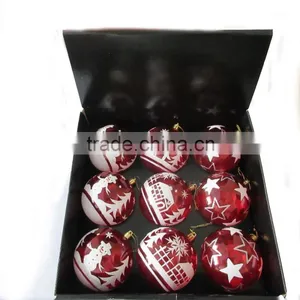 2016 New Design Decorative Transparent Plastic Xmas Ball in PDQ thumbnail-1