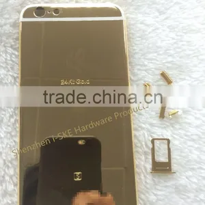 24kt Gold Housing Replacement For IPhone 6s Back Housing Cover thumbnail-1